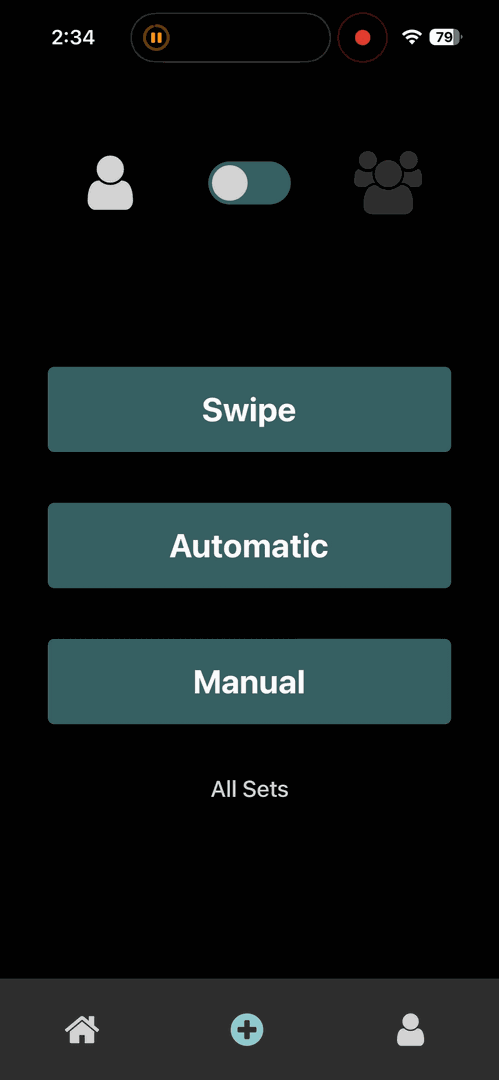 All sets screen